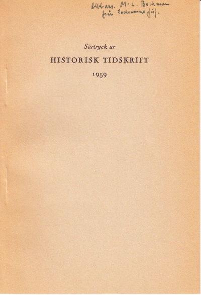 Var låg Tröggö kloster? Särtryck ur Historisk…