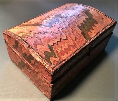Eighteenth century French straw-work box
