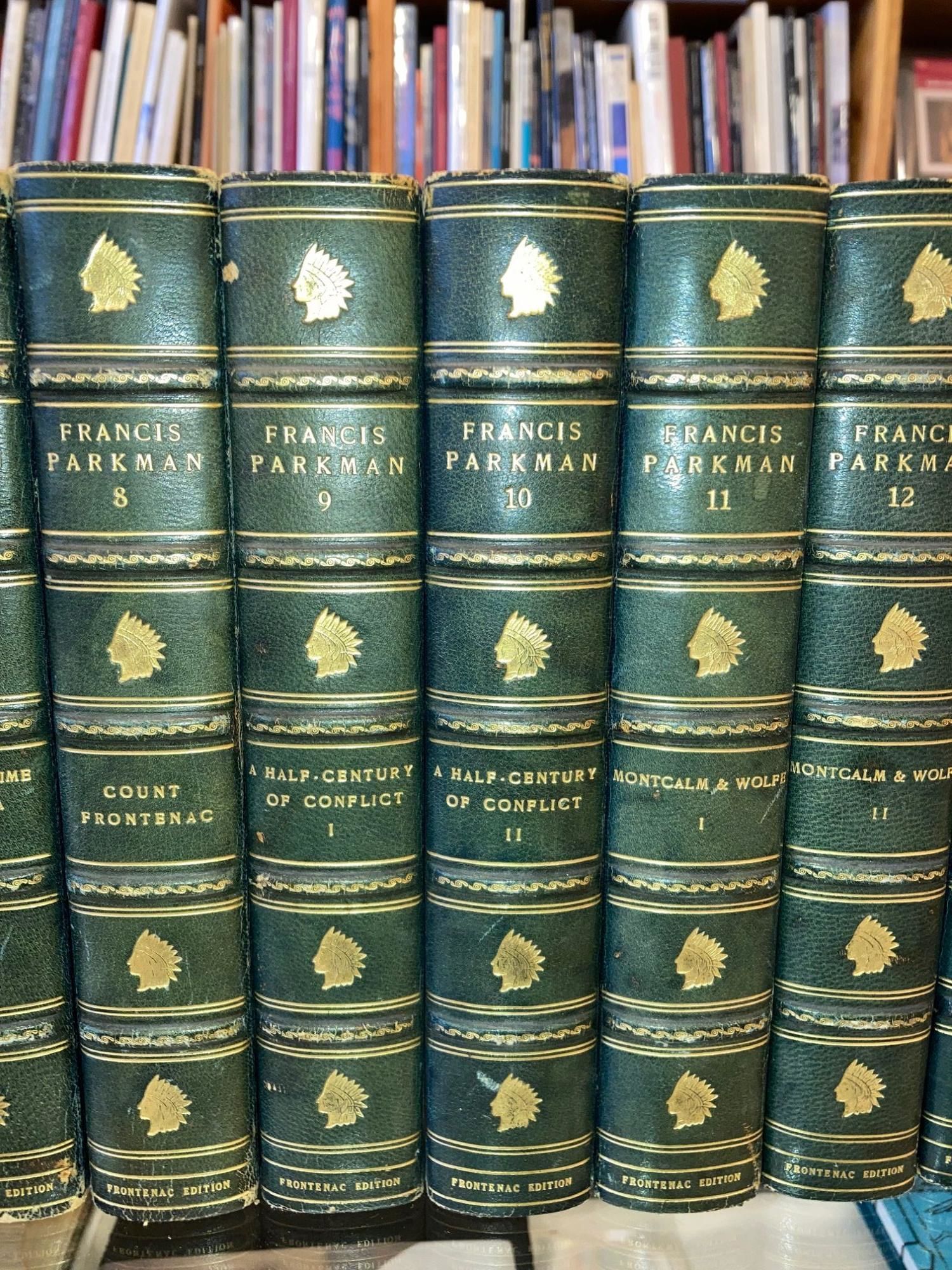 BIBLIO The Works of Francis Parkman; [with] a Life of Francis Parkman