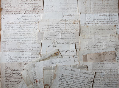 Collection of 29 manuscript Letters, primarily incoming correspondence to George Hale, of Glastonbury and briefly, Providence, Rhode Island, from family members and Yale classmates, dated 1783-1791