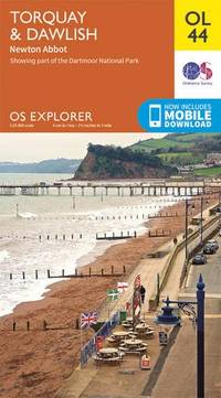 Torquay & Dawlish Map | Newton Abbot | Ordnance Survey | OS Explorer Map OL44 | England | Walks | Hiking | Maps | Adventure