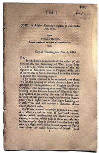 Major Kearney's Report, of November 5th, 1815