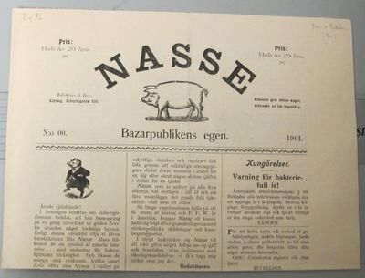 Nasse. Bazarpublikens egen. N:o 00. 1901.