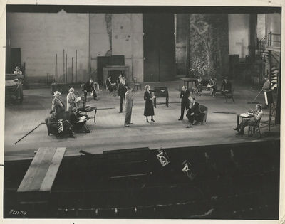 MARY ASTOR and COMPANY STAGE REHEARSAL SCENE | WHITE SHOULDERS (1931) Photo