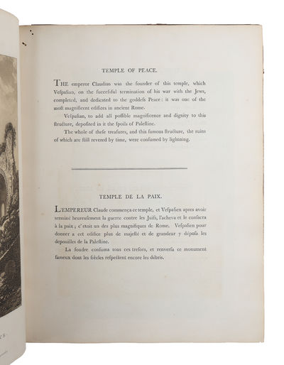A Select Collection of Views and Ruins in Rome and Its Vicinity, Executed From Drawings Made Upon the Spot, in 1791. 2 Parts.  - [BEAUTIFUL VIEWS OF ROME] (photo 7)