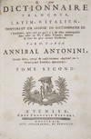 Dizionario Italiano, Latino, e Francese in Cui si Contiene, Non Solamente un Compendio del Vocabolario Della Crusca, Ma Ancora Tutto Cio, Che V'ha di Piu Notabile nel Dizionario dell'Abate Francesco Alberti, e ne'migliori Glossarj Usciti Finora all Luce in Diverse Lingue