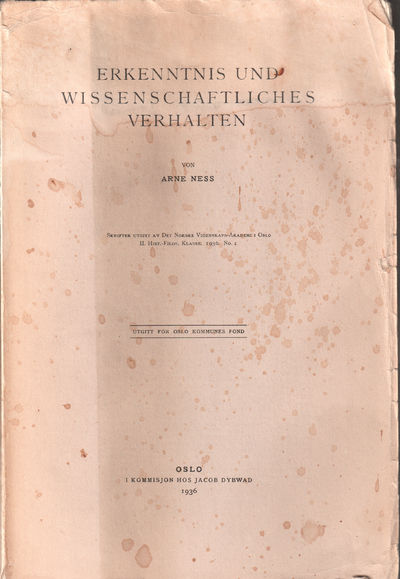 Erkenntnis und Wissenschaftliches Verhalten