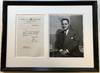 Framed Typed Letter Signed "Ralph" on United Nations letterhead