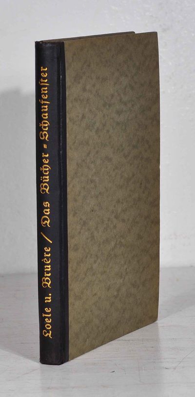 Das Bücher-Schaufenster. Mit einem Anhang:…