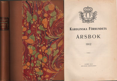 KAROLINSKA FÖRBUNDETS ÅRSBOK 1912.