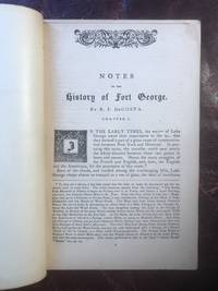 image of Notes On The History of Fort George Original 1871 Edition