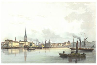 Stockholm. 2e vue en panorama, prise sur le…