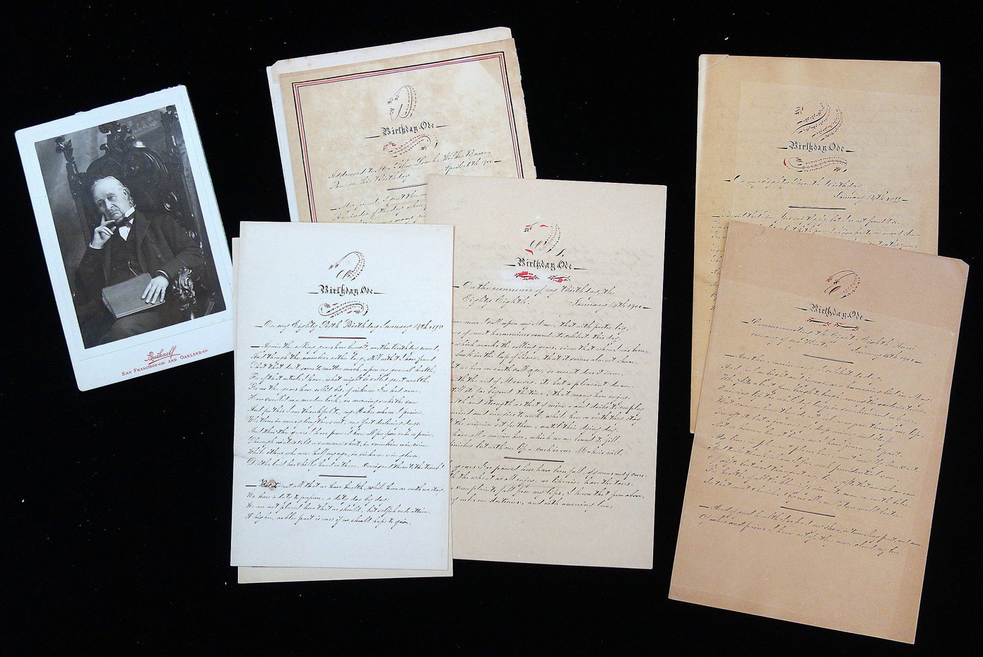 5 Birthday Odes & 1 Sonnet Written by Samuel R. Wi