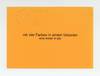 Exhibition postcard: Daniel Buren (28 February-25 March 1981)