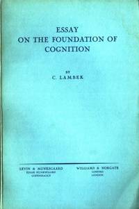 Essay on the Foundation on Cognition.