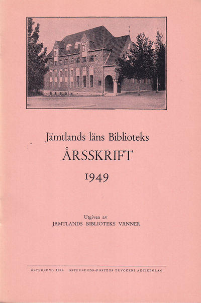 Jämtlands läns biblioteks årsskrift 1949. Utgiven…