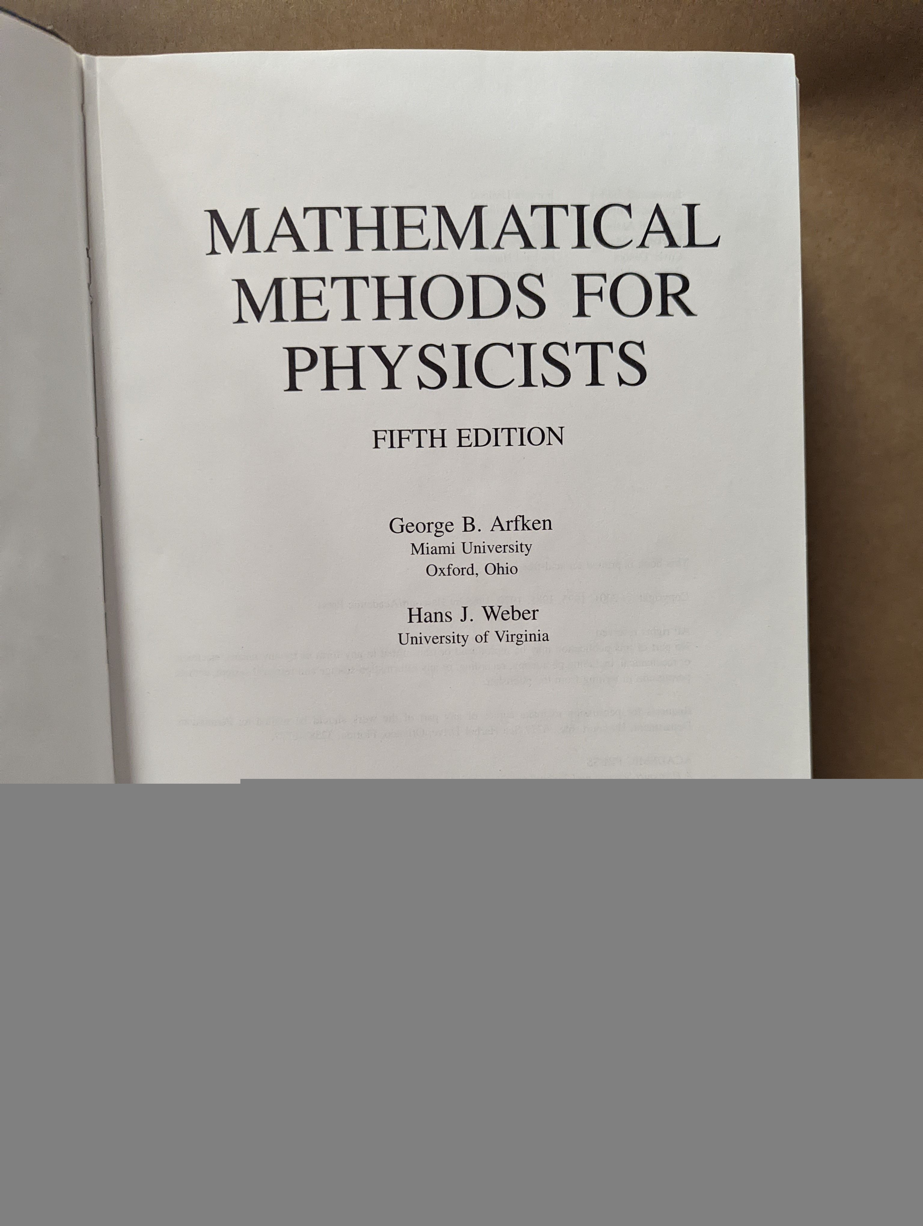 洋書 Mathematical Methods for Physicists Mathematical Methods For Physicists International Student