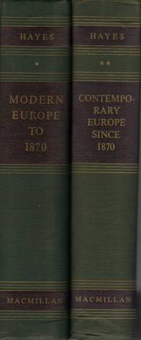 Modern Europe to 1870 [Hardcover] [Jan 01, 1967] carlton J. H. Hayes