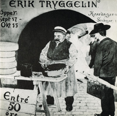Erik Tryggelin 1872-1962. Tecknare och fotograf.