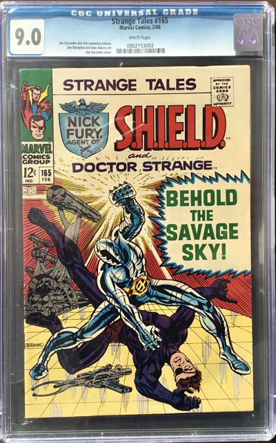 Nick Fury Steranko 1968年 Dr. Strange STRANGE TALES No. 165 (Feb. 1968) - Steranko S.H.I.E.L.D.
