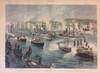The Great Naval Review - The "Dolphin" with the Presidential Party on board finishing the run between the lines