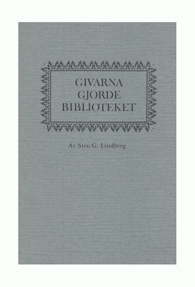 Givarna gjorde biblioteket. Några 1600- och…