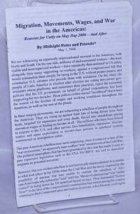 image of Migration, Movements, Wages, and War in the Americas: Reasons for Unity on May Day 2006-And After
