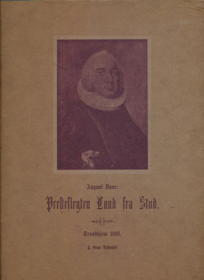 Stamtavle over presteslegten Lund fra Stod.