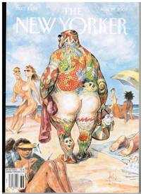 cover of NEW YORKER AUGUST 29, 2005. COVER: BEACH BUM by PETER DE SEVE