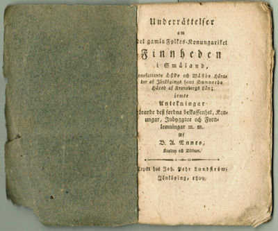 Underrättelser om det gamla Fylkes-konungariket…
