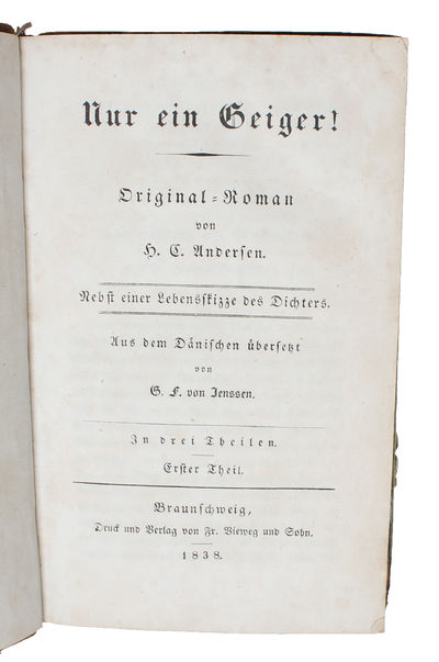Nur ein Geiger! Original-Roman. Nebst einer…