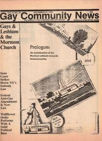 GCN: Gay Community News; the weekly for lesbians and gay males; Vol. 8, No. 23, December 27, 1980