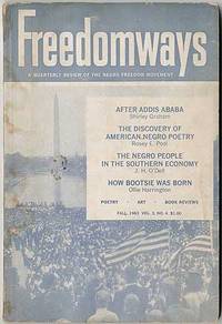 image of Freedomways: A Quarterly Review of the Negro Freedom Movement. Fall, 1963
