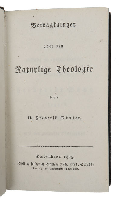Betragtninger over den Naturlige Theologie. (photo 3)