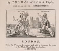 [ENGLISH] FIRMA BURGI, OR AN HISTORICAL ESSAY CONCERNING THE CITIES TOWNS AND BUROUGHS OF ENGLAND. TAKEN FROM RECORDS