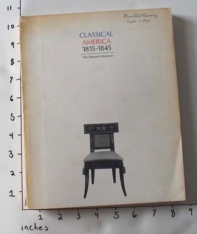 Newark, NJ: The Newark Museum, 1963. Softcover. VG- (Spine is lightly tanned and creased, one copy h...