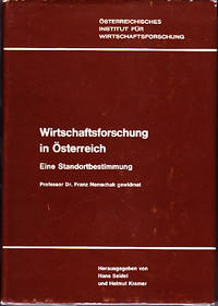 Osterreichisches Institut Fur Wirtschaftsforschung.  Wirtschaftsforschung in Osterreich, Eine...