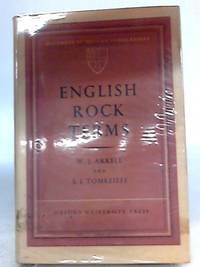 English Rock Terms, Chiefly as Used By Miners and Quarrymen