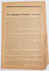 The awakening of America's conscience