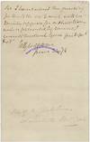 William Gladstone Rsvps To A Meeting Between Terms As Prime Minister