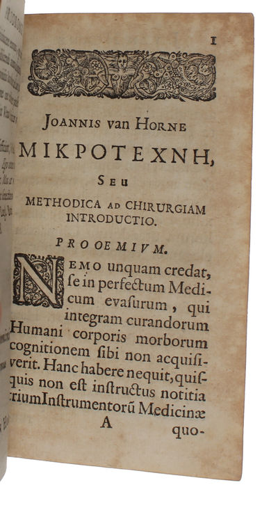 Mikpotexnh (Micro-Techne). Seu Methodica ad Chirurgiam Introductio. Editio Altera. (photo 3)