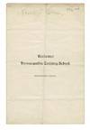 Rochester Homæopathic Training School. Examination topics