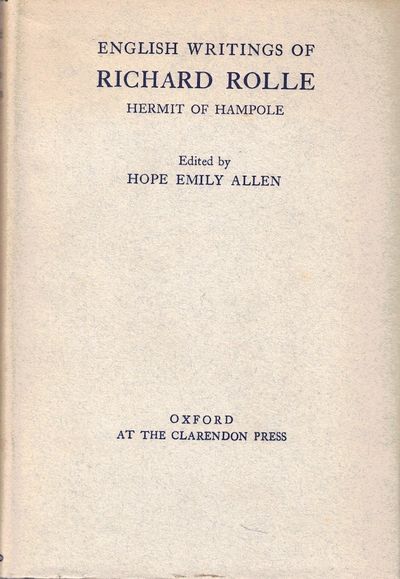 English Writings of Richard Rolle, Hermit of Hampole