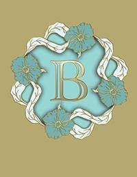 B: 100 Pages 8.5" X 11" Monogram Notebook College Ruled Line Paper