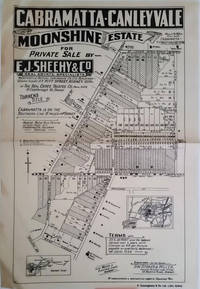 Cabramatta-Canley Vale Moonshine Estate for Private Sale by E.J. Sheehy & Co. with sold lots cross hatched out