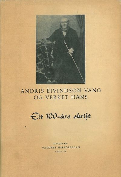 Folkeskrift nr. 1. Andris Eivindson Vang og…