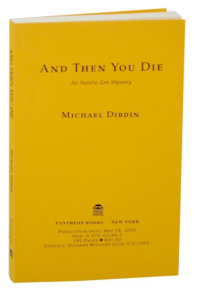 New York: Pantheon Books, 2002. First edition. Softcover. Uncorrected proof. An Aurelio Zen mystery....