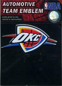 NBA Oklahoma Thunder Color Auto Emblem, One Size, One Color