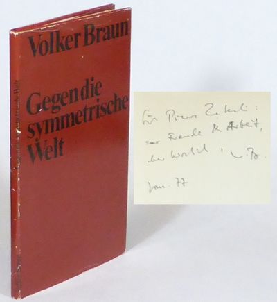 Gegen die symmetrische Welt. Gedichte.