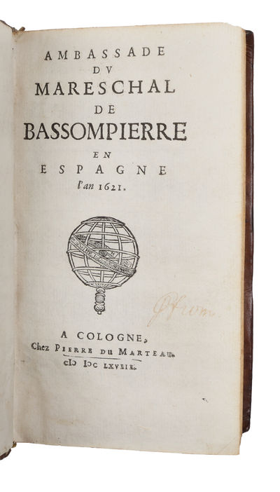 Ambassade du Mareschal de Bassompierre en Espagne l'an 1621. 2 vols (+) en suisse l'an 1625. 2 vols. (photo 3)